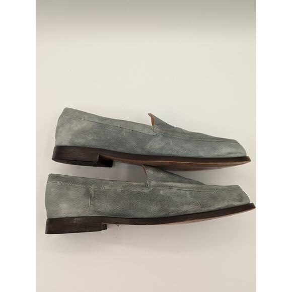 J Crew | Slate Green Winona Suede Loafers | Size 8.5 - Picture 7 of 12